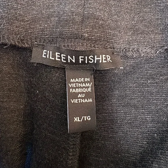 Eileen Fisher Charcoal Gray Pants - Picture 2 of 4